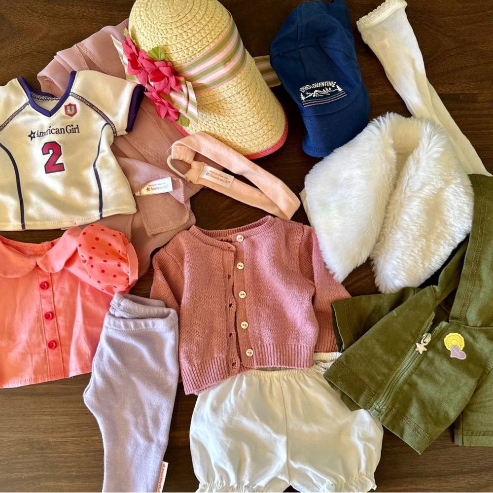 Caroline, Corrine, Mary Ellen, Kit, Truly Me American Girl Doll Clothing Lot